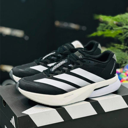 Adidas Adizero Boston 13 Black White Basic