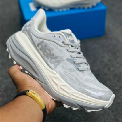 Hoka Stinson Mint White