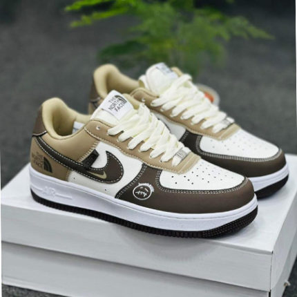 Air Force 1 North Face Brown